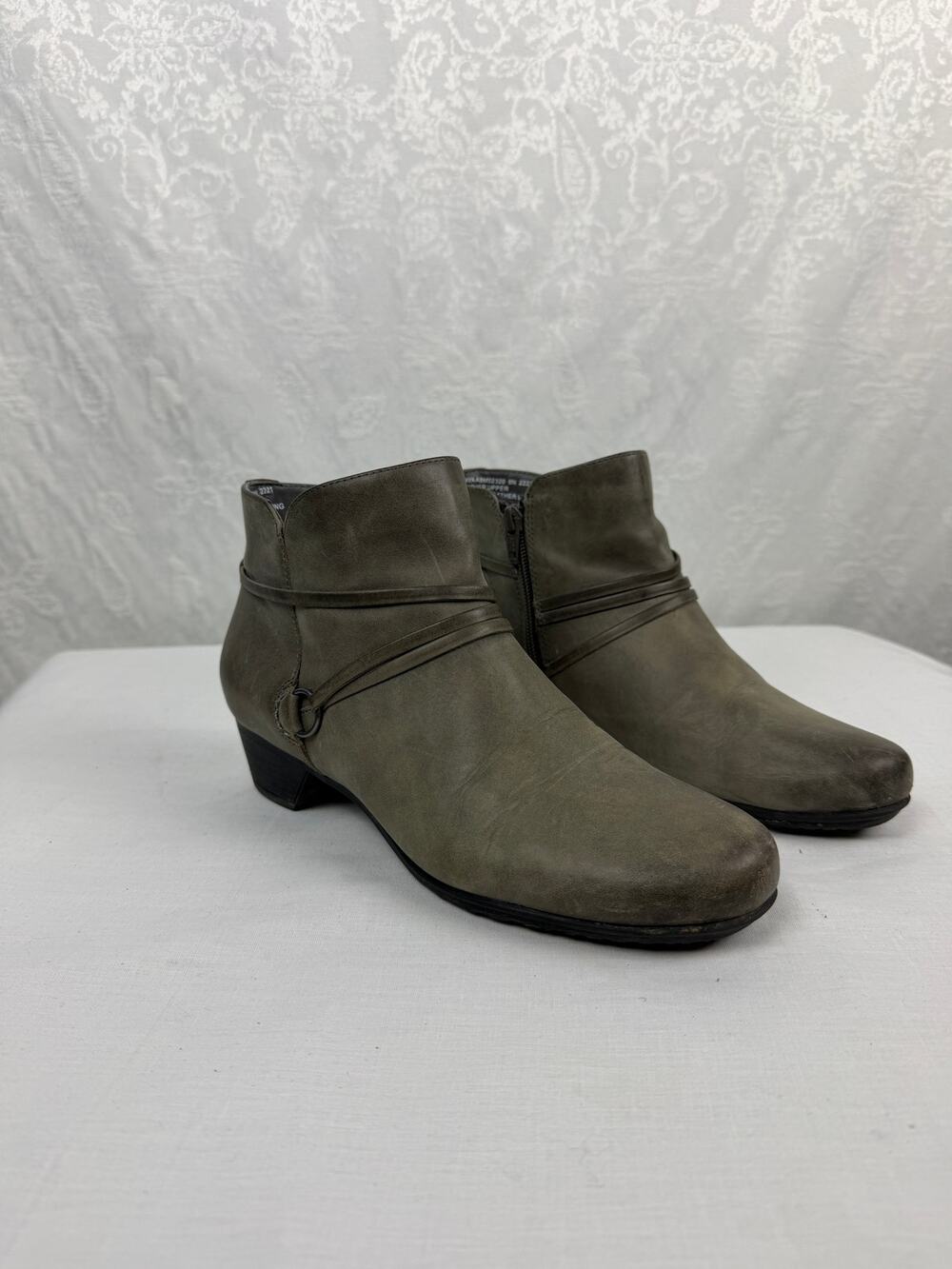 ABEO B.I.O.system Ankle Boots – Gray/Taupe – Women’s Size 8